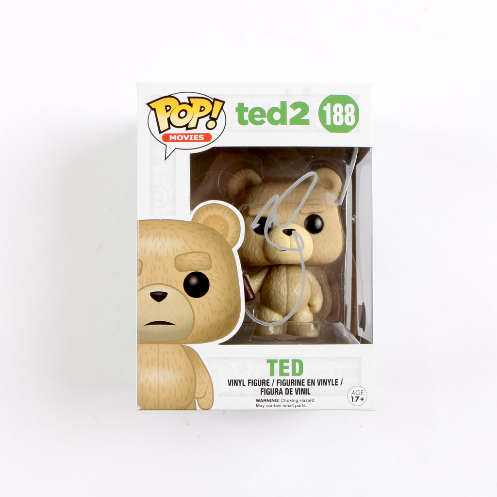 Mark Wahlberg Signed Funko Pop 188 Ted Ted 2 Beckett