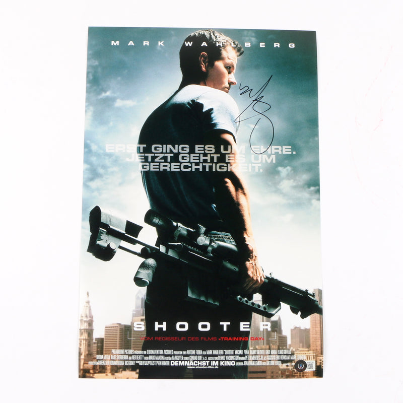 Mark Wahlberg Signed Movie Poster (Shooter)