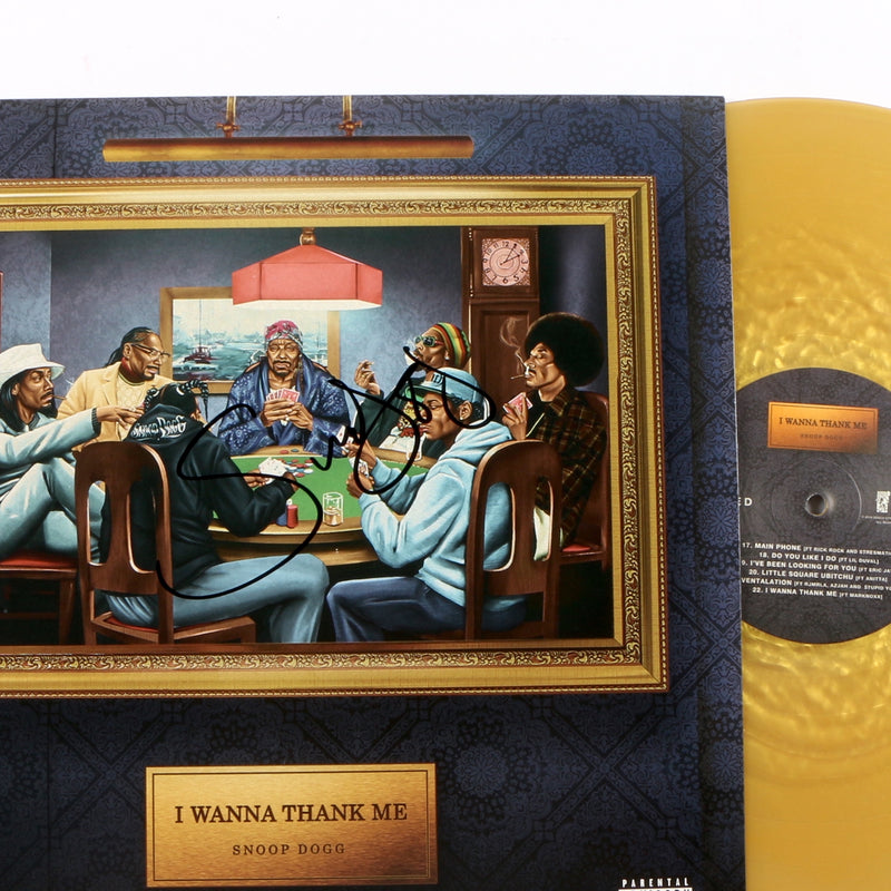 Snoop Dogg Signed I Wanna Thank Me Vinyl Disc with Cover