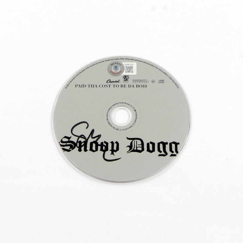 Snoop Dogg Signed CD Paid The Cost To Be A Boss