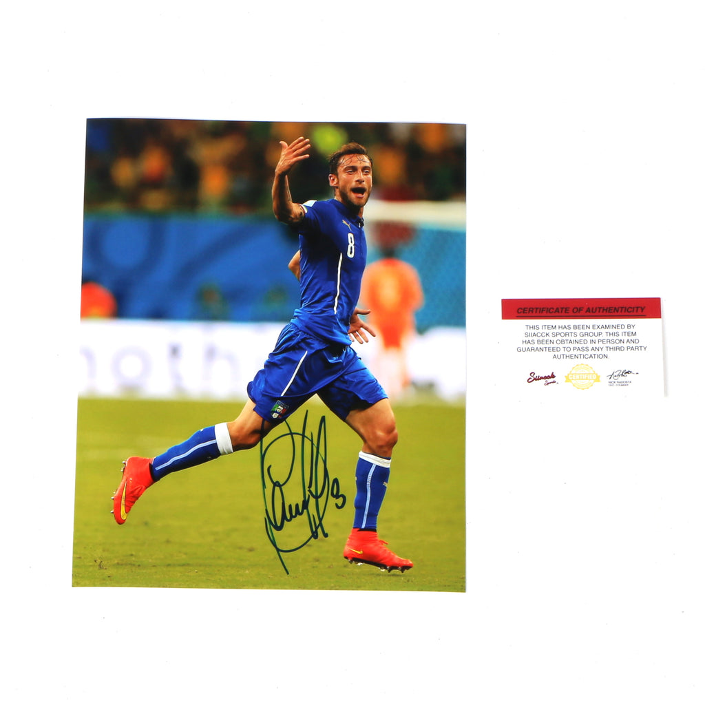 Claudio Marchisio Signed 8x10 Italy Italia