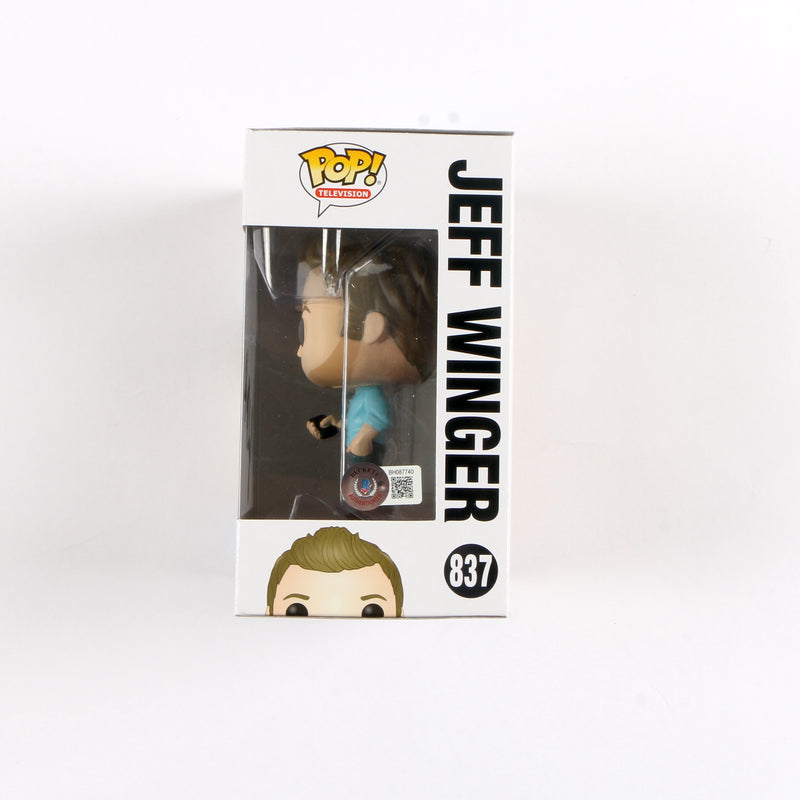 Joel McHale Signed Funko Pop Jeff Winger Community 837 Beckett COA