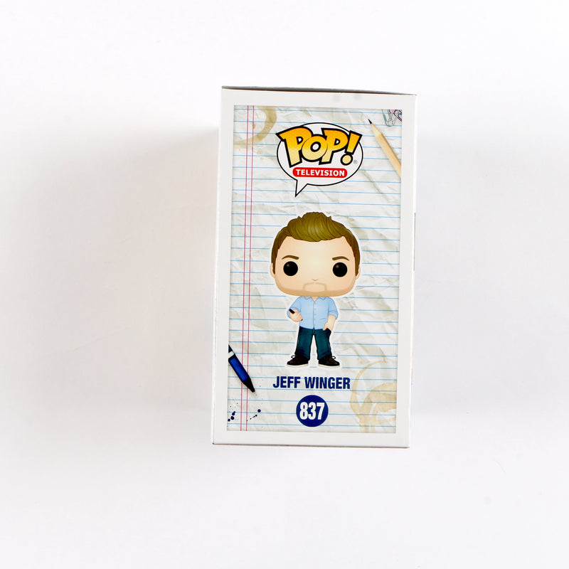 Joel McHale Signed Funko Pop Jeff Winger Community 837 Beckett COA