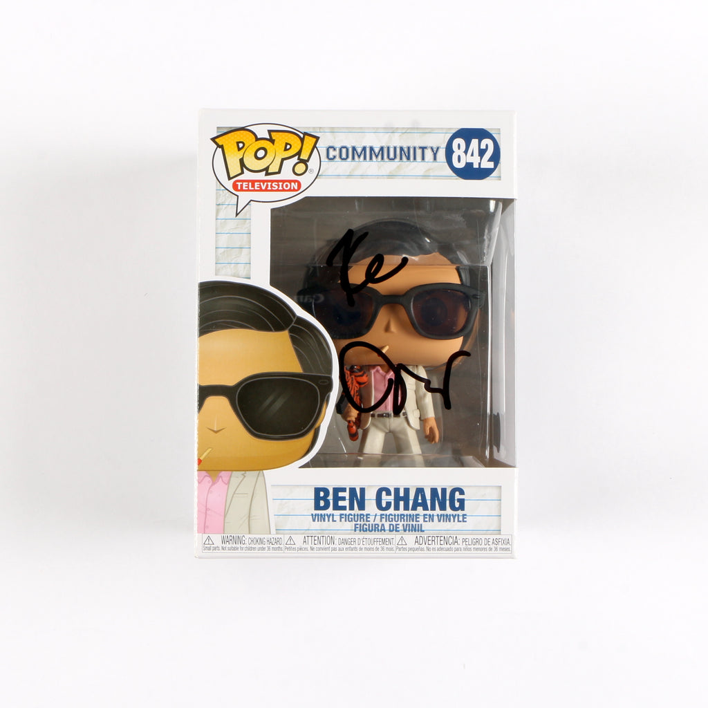 Ken Jeong Signed Funko Pop 842 Community Ben Chang Beckett COA