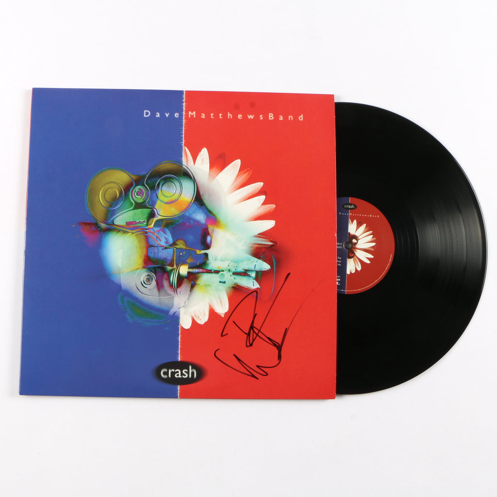 Dave Matthews Signed Vinyl Album Crash DMB Autograph Dave Beckett COA