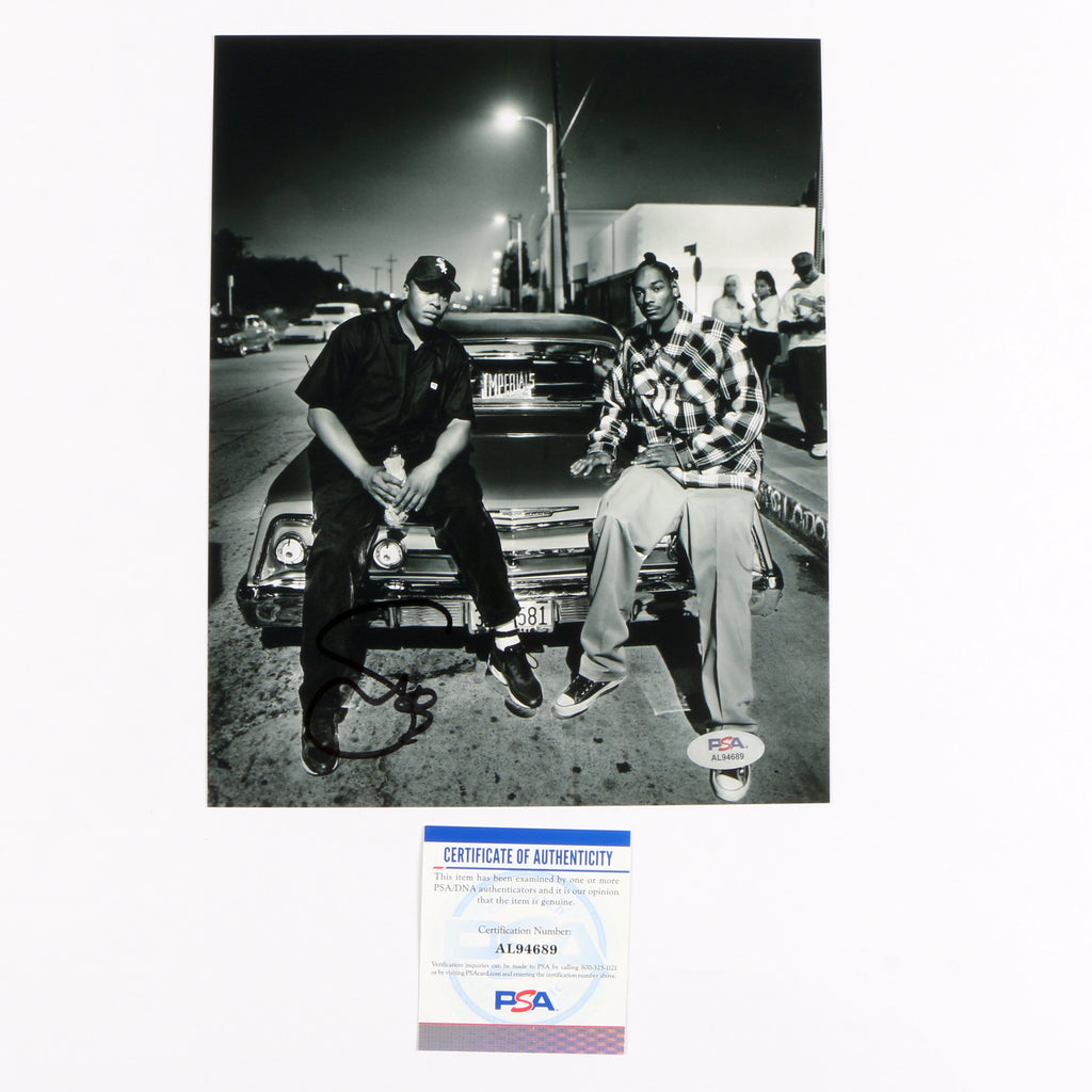 Snoop Dogg Signed Autographed 8x10 Photo PSA Cert COA RAP