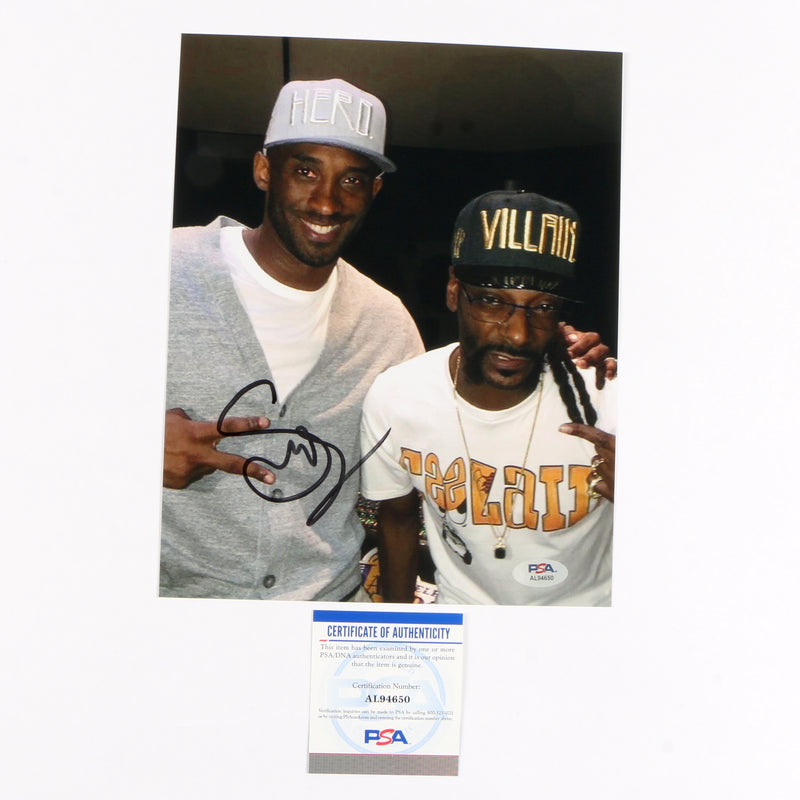 Snoop Dogg Signed Autographed 8x10 Photo PSA Cert COA RAP