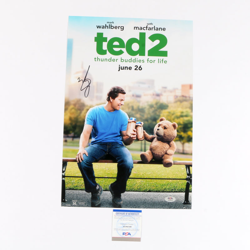 Mark Wahlberg Signed Movie Poster (TED 2) 12x18 PSA