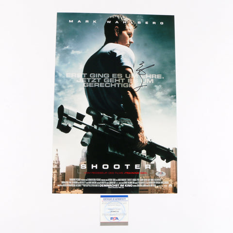 Mark Wahlberg Signed Movie Poster (Shooter) PSA – More Than Sports