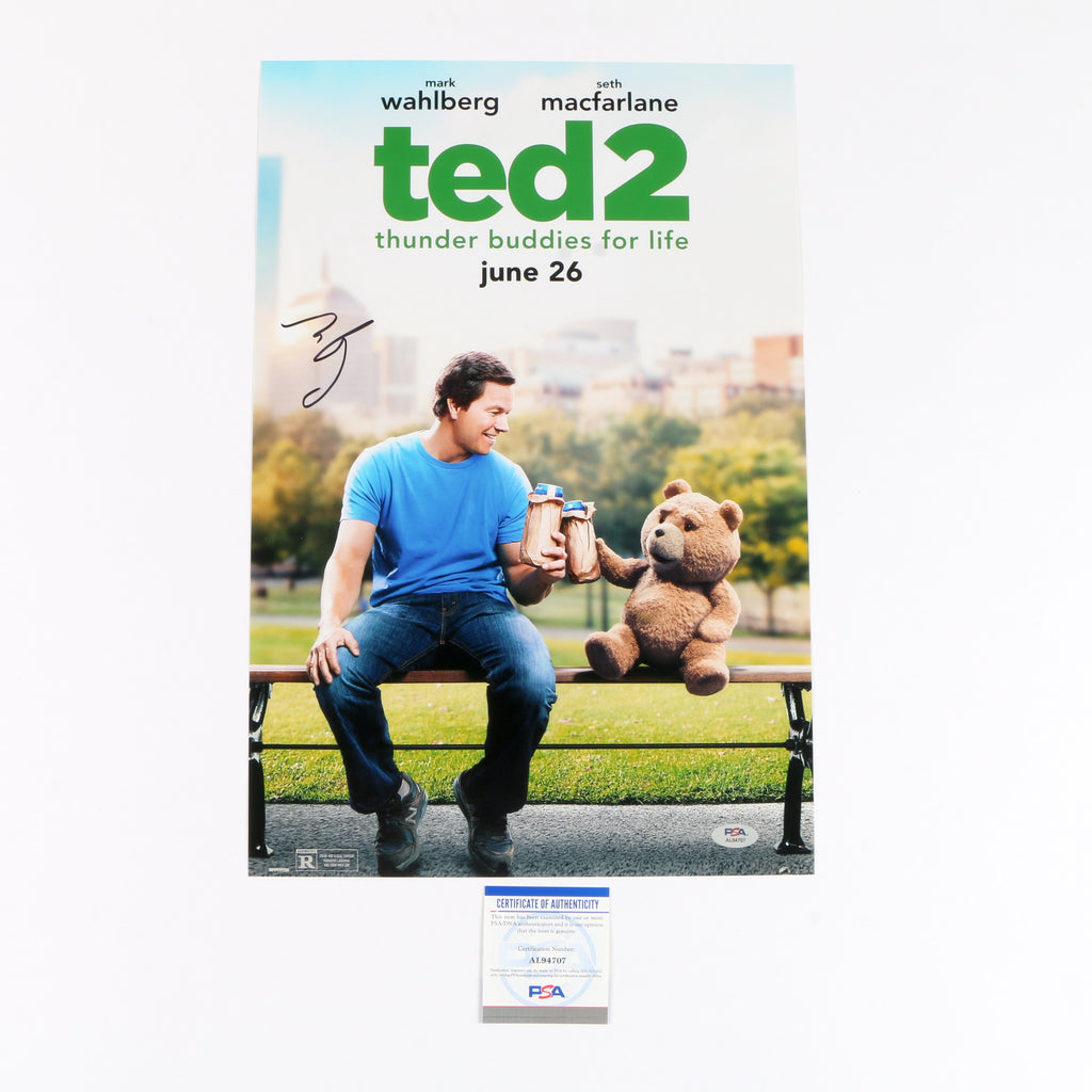 Mark Wahlberg Signed Movie Poster (TED 2) 12x18 PSA