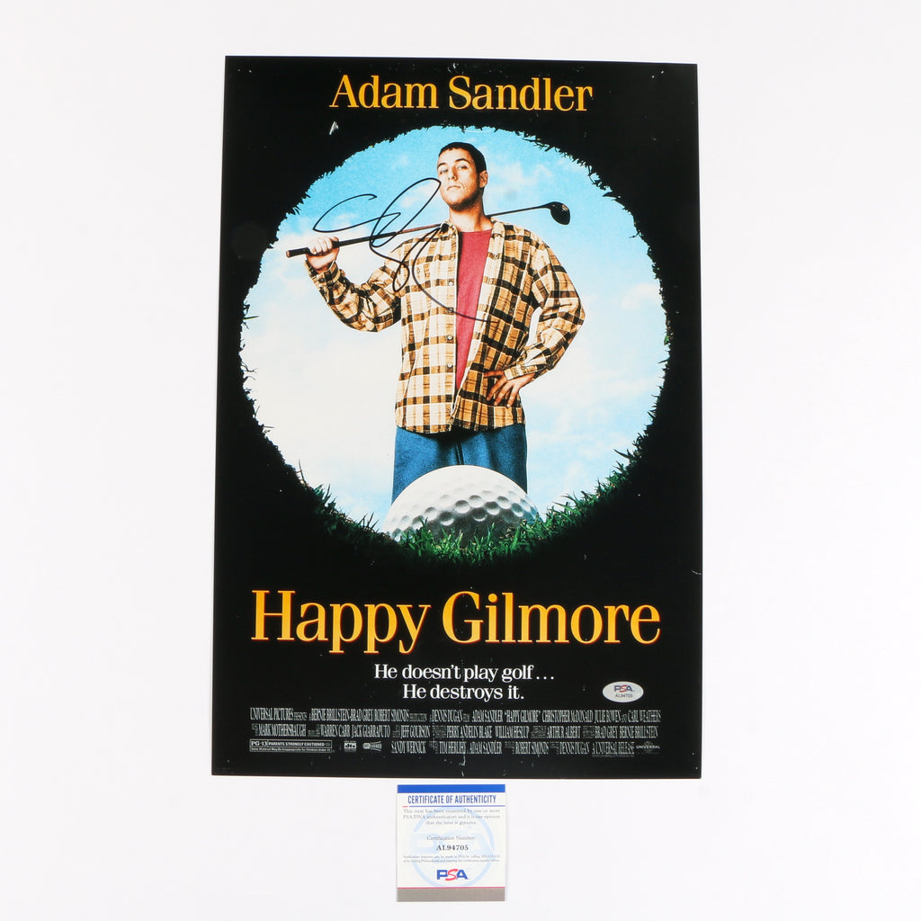Adam Sandler signed Photo Happy Gilmore 12x18 PSA COA