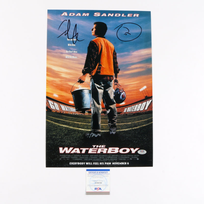 Adam Sandler signed Photo The Waterboy 12x18 PSA COA