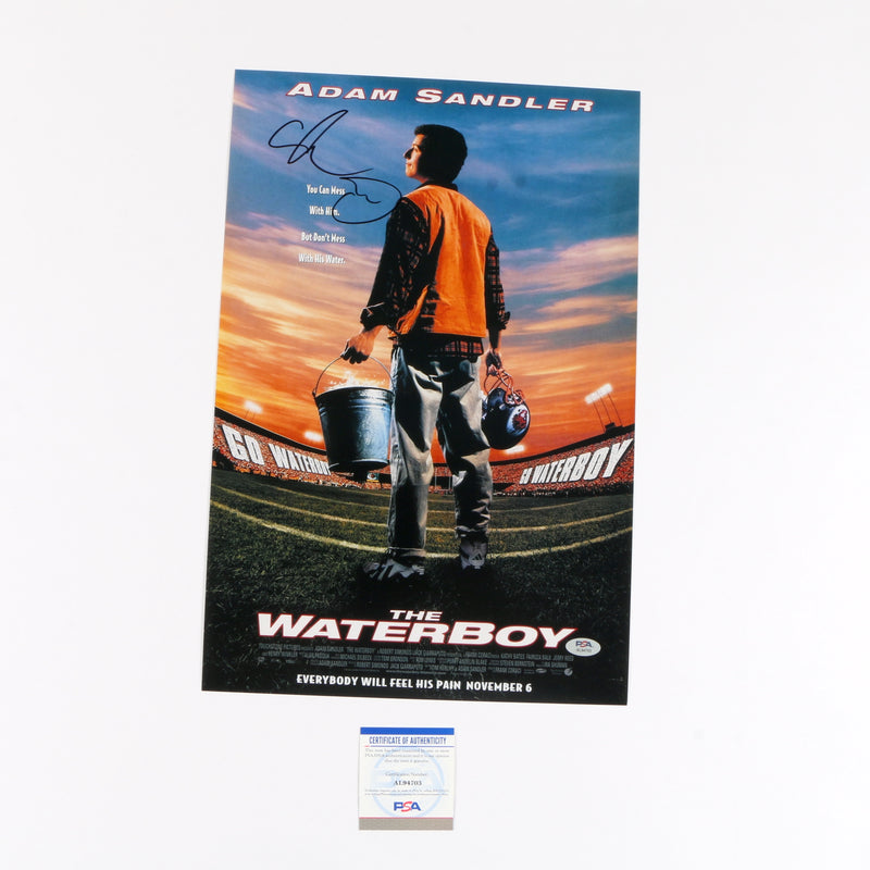 Adam Sandler signed Photo The Waterboy 12x18 PSA COA