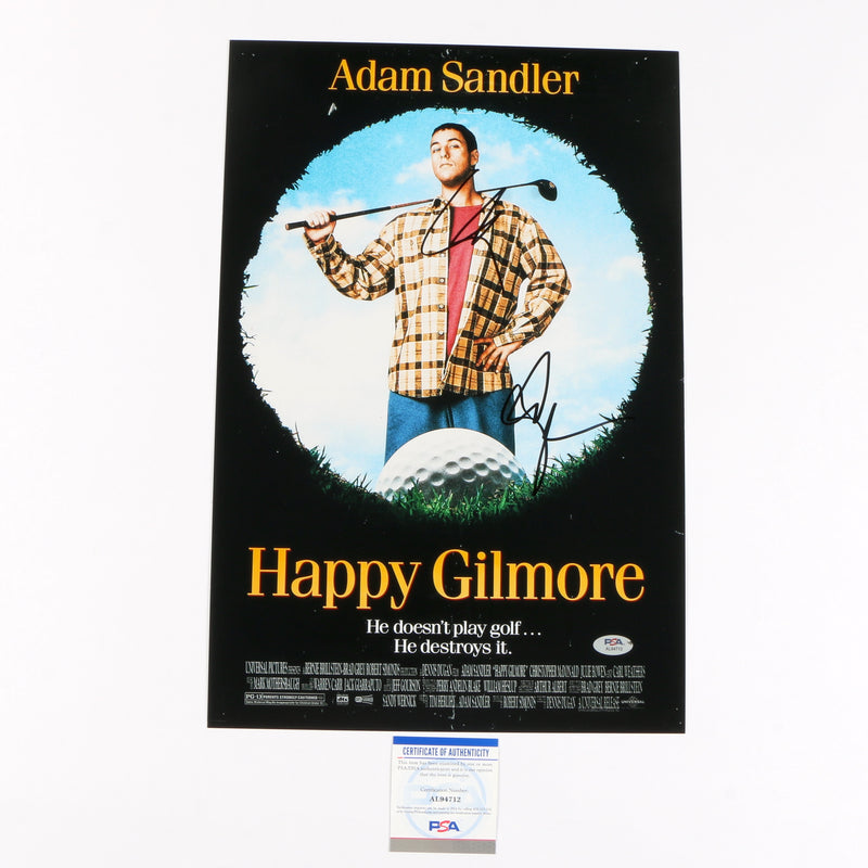 Adam Sandler signed Photo Happy Gilmore 12x18 PSA COA