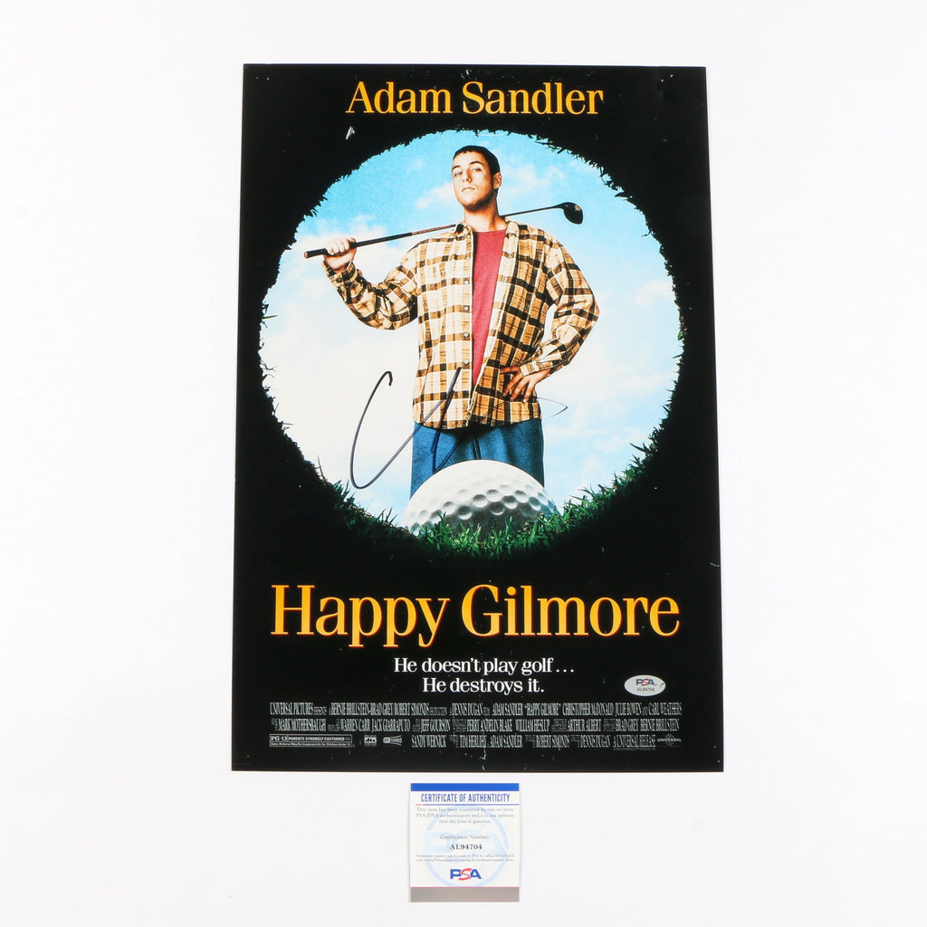 Adam Sandler signed Photo Happy Gilmore 12x18 PSA COA