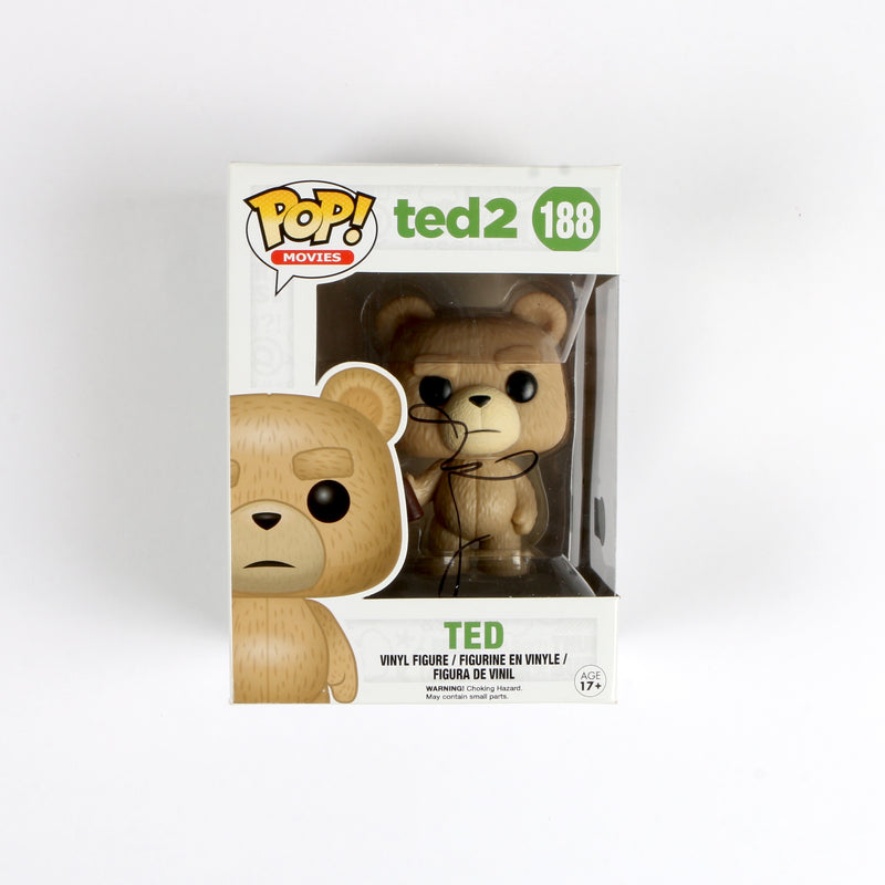 Mark Wahlberg Signed Funko Pop 188 Ted Ted 2 Beckett