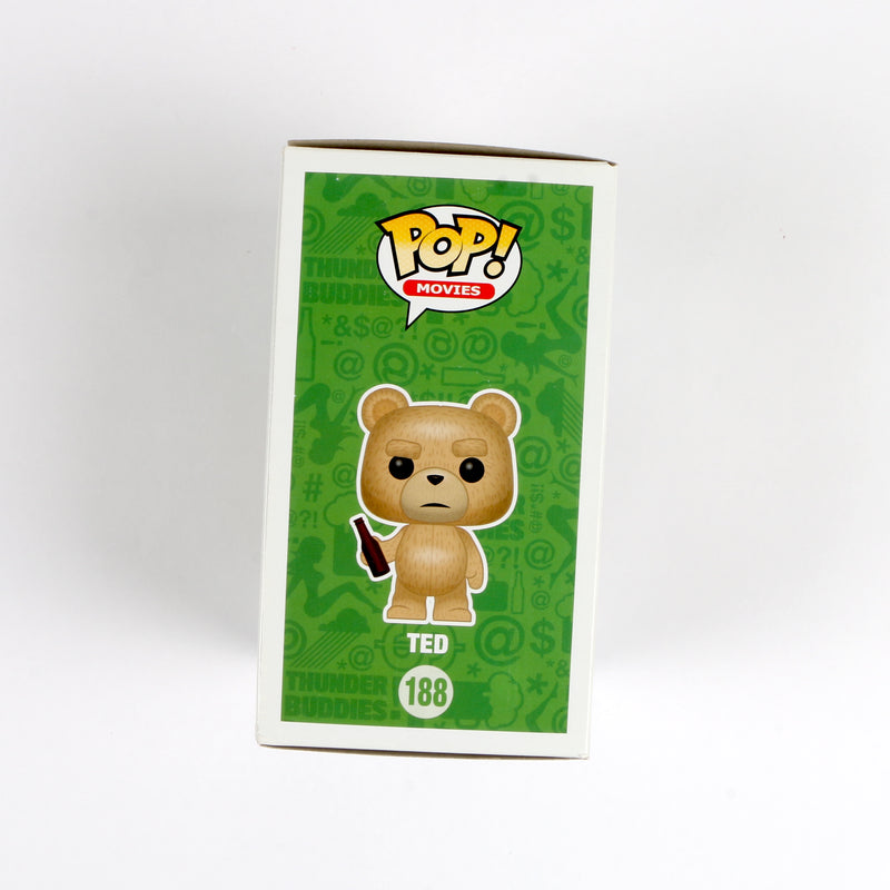 Mark Wahlberg Signed Funko Pop 188 Ted Ted 2 Beckett
