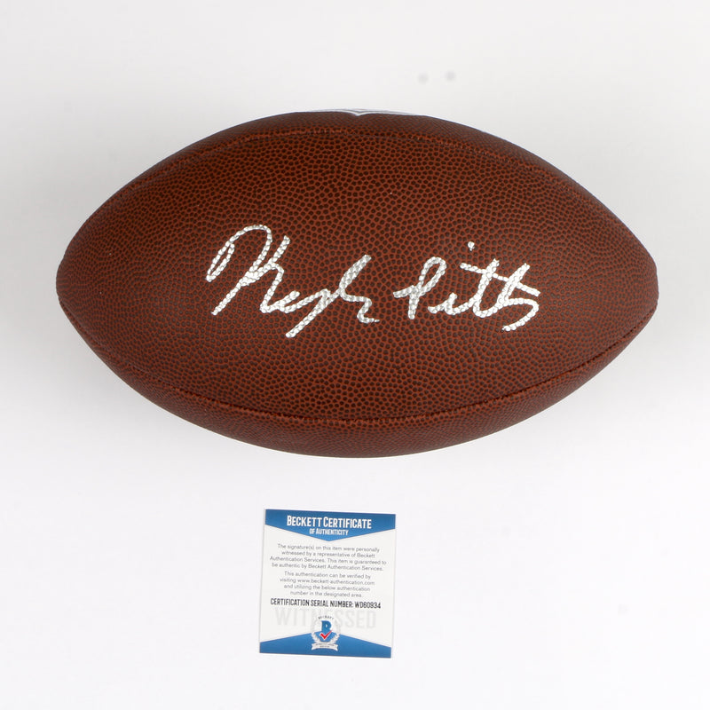 Kyle Pitts Signed Football Atlanta Falcons Duke Replica Becklett