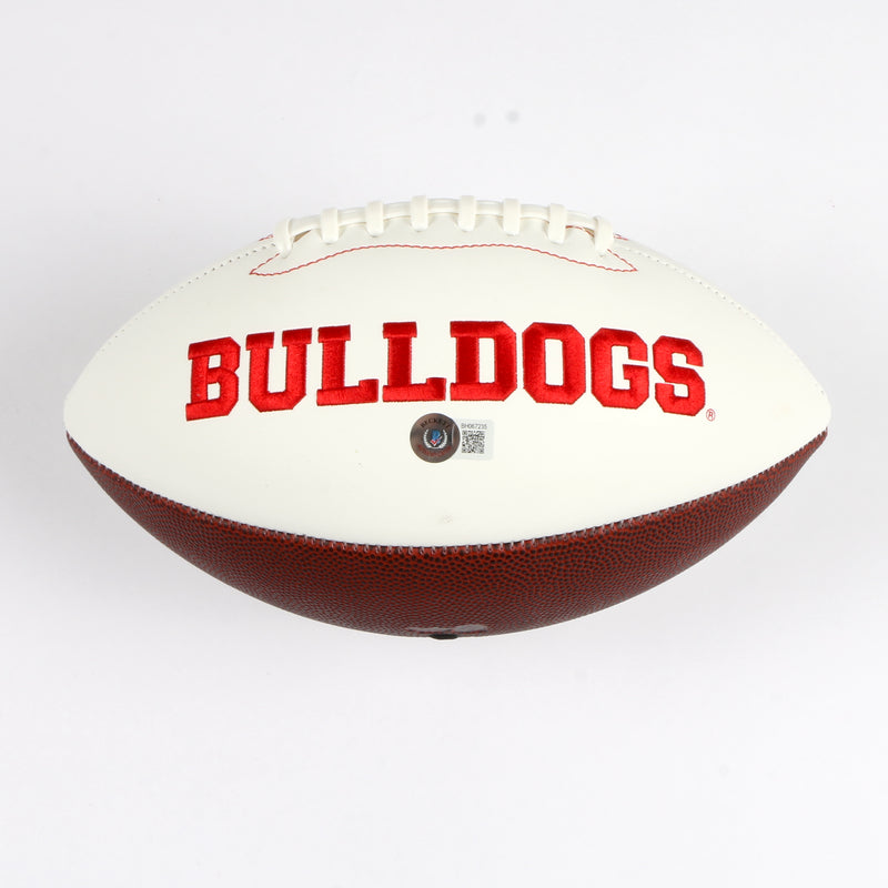 Dillon Bell Signed Football Georgia Bulldogs