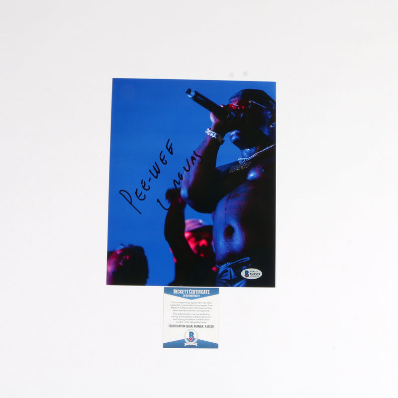 Peewee Longway Signed 8x10 Photo Beckett
