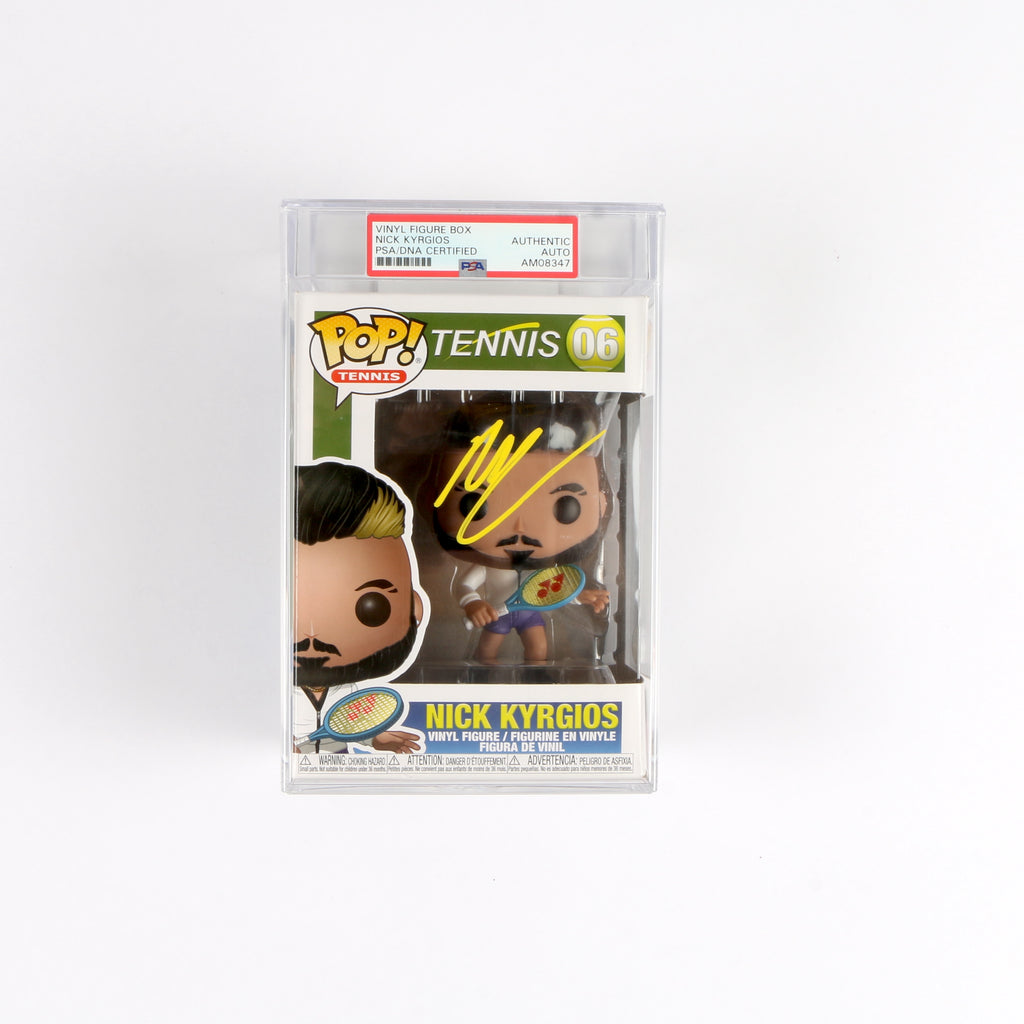 Nick Kyrgios Signed Funko Pop Encapsulated Tennis Star PSA