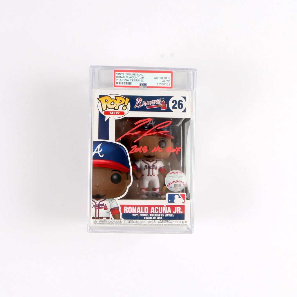 Ronald Acuña Jr. Signed Funko Pop Encapsulated Atlanta Braves PSA