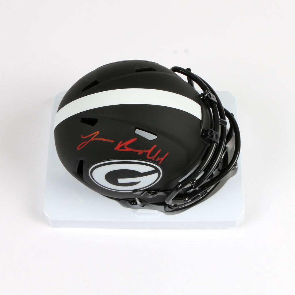 Javon Bullard Signed Mini Helmet Eclipse Georgia Bulldogs Beckett