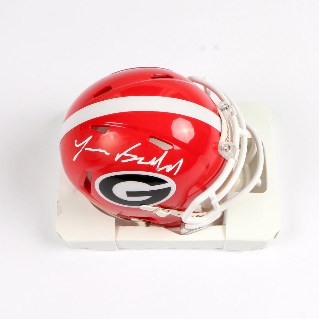 Javon Bullard Signed Mini Helmet Speed Georgia Bulldogs Beckett