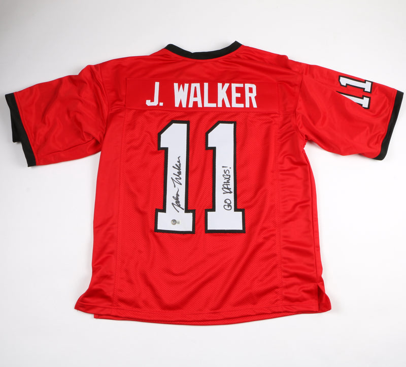 Jalon Walker Signed Jersey Georgia Bulldogs Beckett