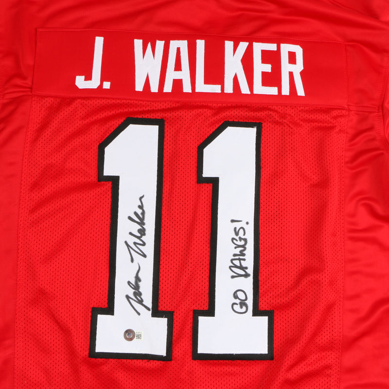 Jalon Walker Signed Jersey Georgia Bulldogs Beckett