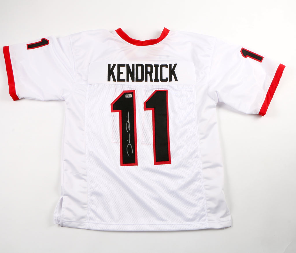 Derion Kendrick Signed Jersey White Georgia Bulldogs LA Rams Beckett