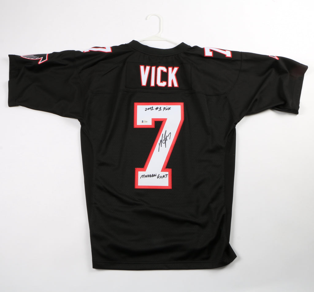 Michael Mike Vick signed autographed Mitchell and Ness jersey Beckett COA