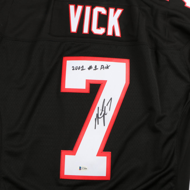 Michael Mike Vick signed autographed Mitchell and Ness jersey Beckett COA