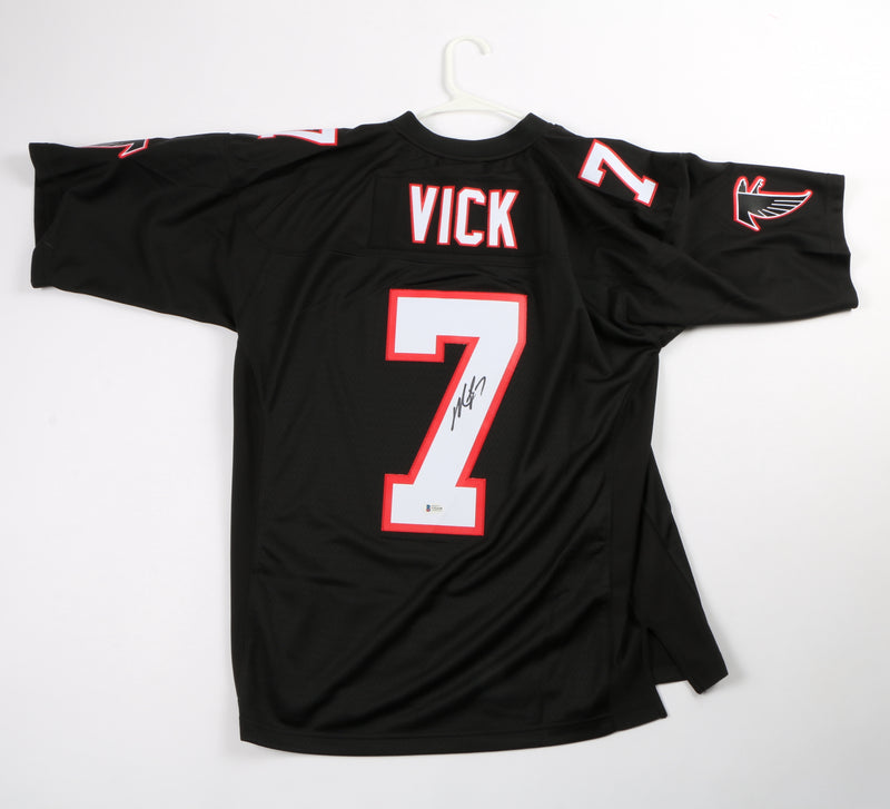 Michael Mike Vick signed autographed Mitchell and Ness jersey Beckett COA
