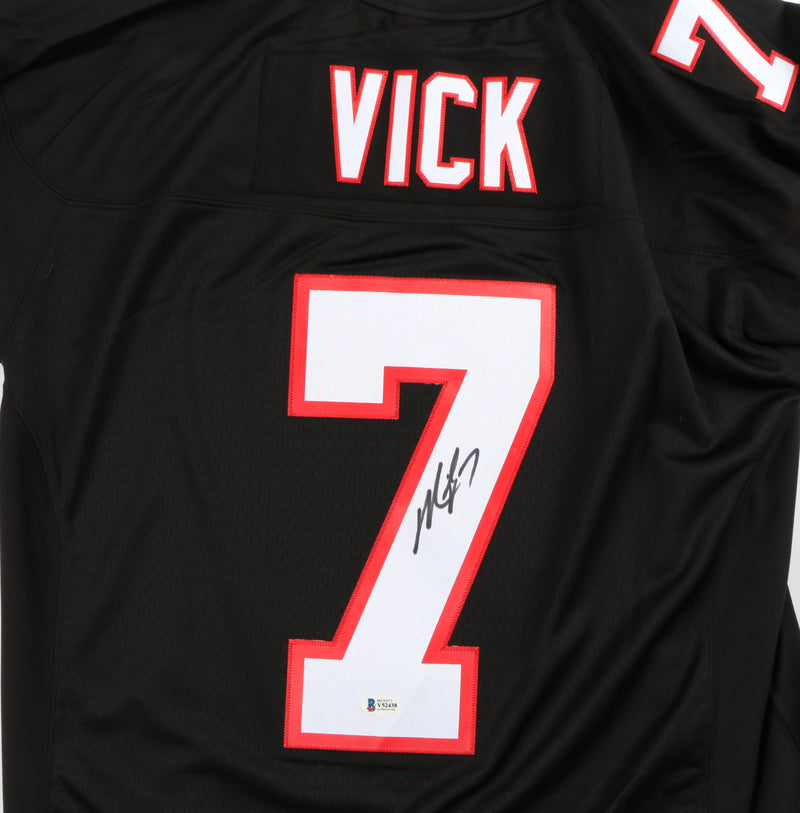 Michael Mike Vick signed autographed Mitchell and Ness jersey Beckett COA