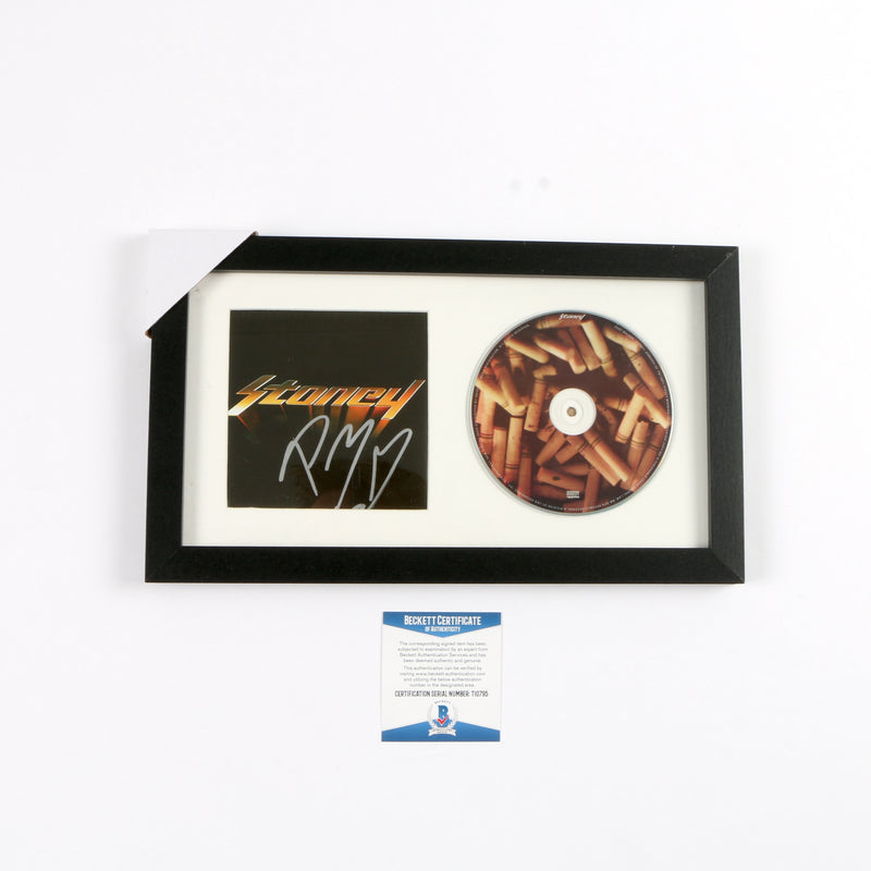 Post Malone Signed autographed Album Cover Framed with CD Beckett COA