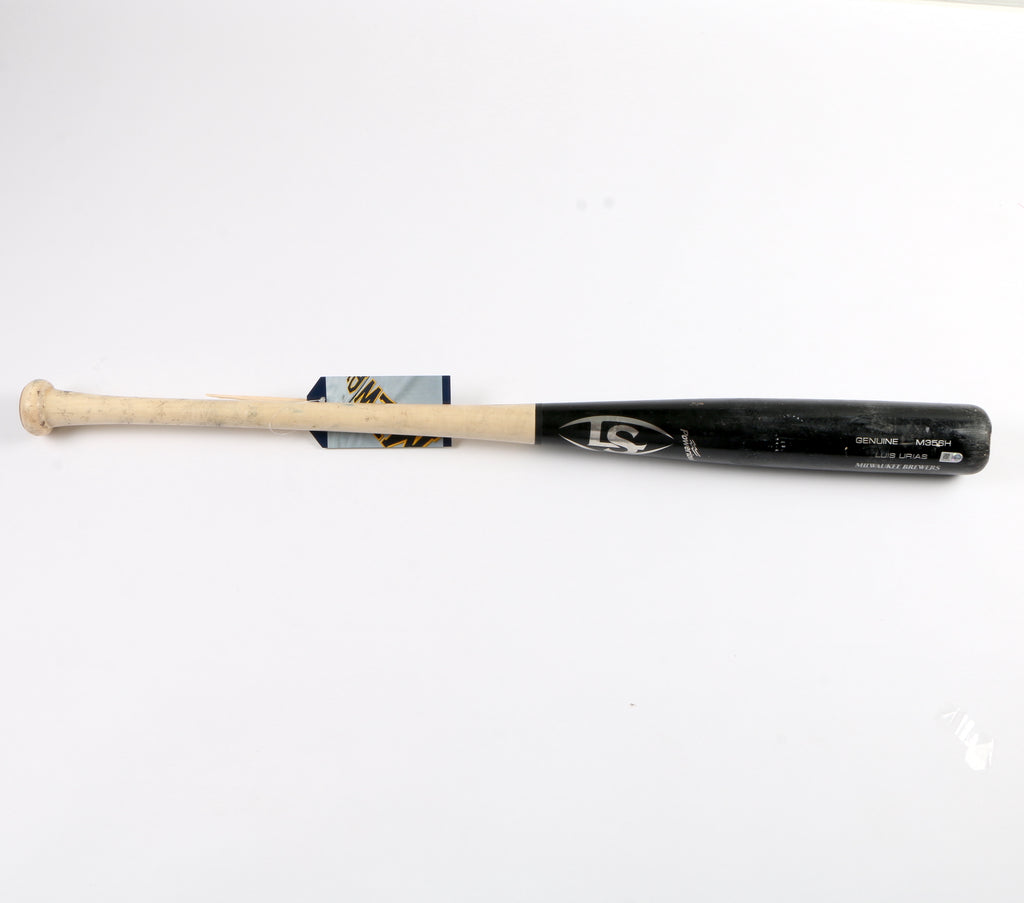 Luis Urias Game Used Bat Milwaukee Brewers MLB Authentication