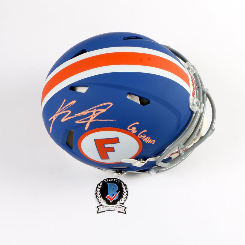 Kadarius Toney Signed autographed Helmet Florida Gators Authentic Beckett