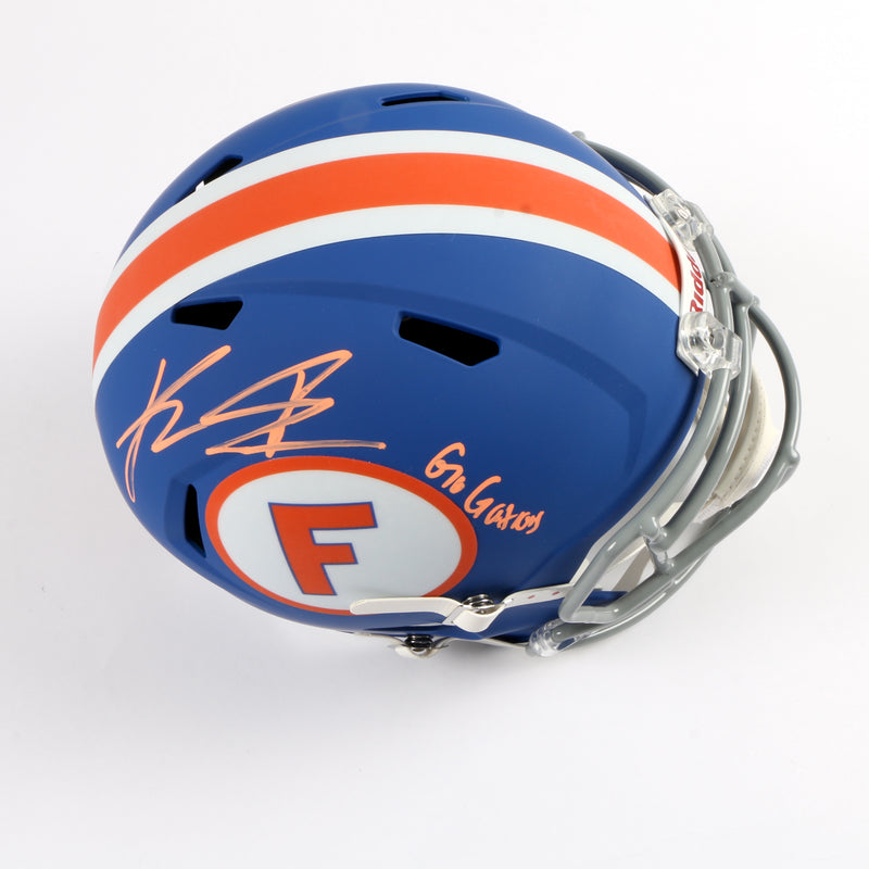 Kadarius Toney Signed autographed Helmet Florida Gators Replica Beckett