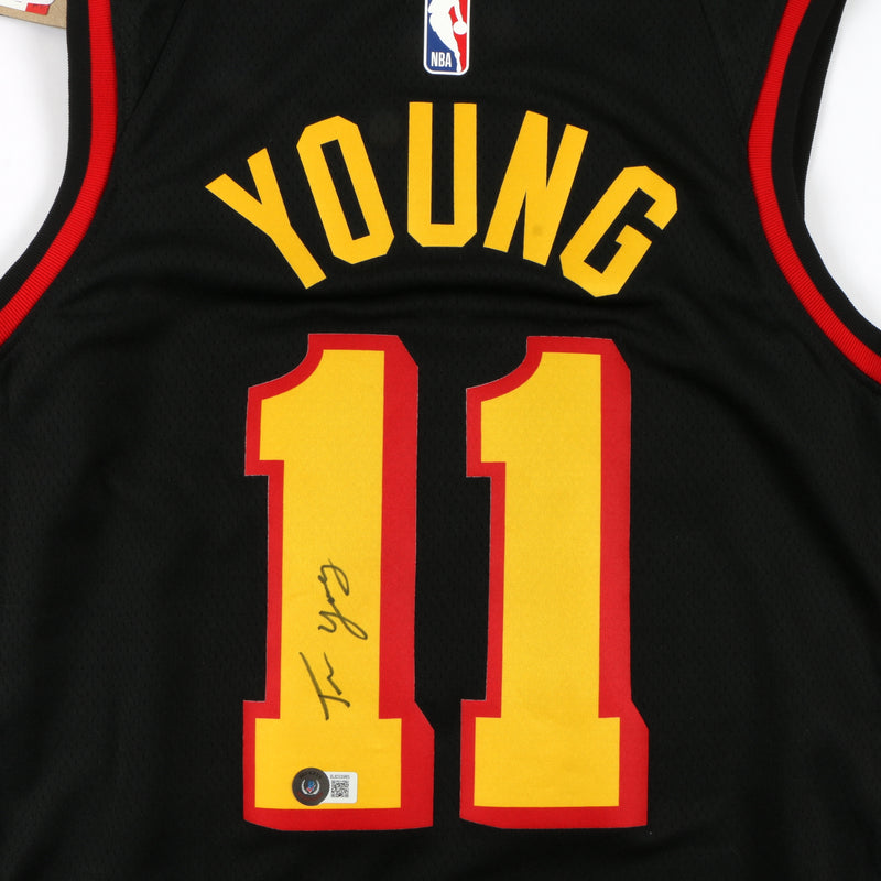 Trae Young Signed Autographed Atlanta Hawks White Nike Swingman Jersey USA  SM - USA Sports Marketing