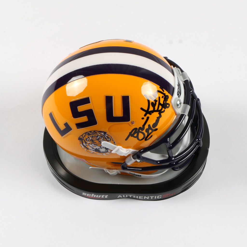 Brian Kelly Signed Mini Helmet LSU Tigers Beckett MO ooo