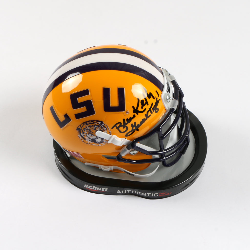 Brian Kelly Signed Mini Helmet LSU Tigers Beckett