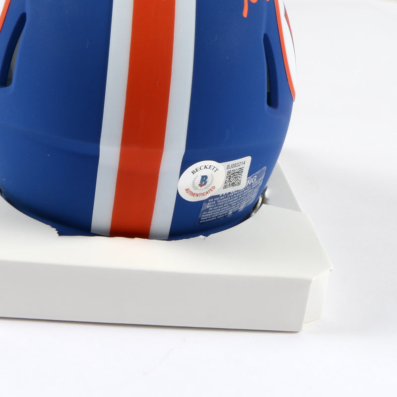 Tim Tebow Signed mini helmet Florida Gators Beckett