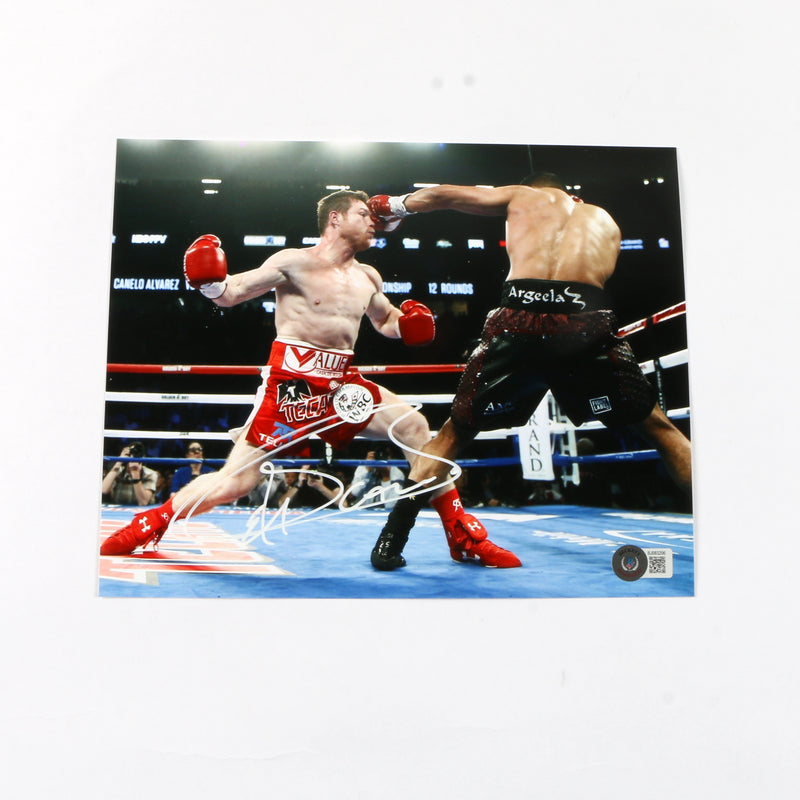 Canelo Alvarez Signed Autographed Photo 8x10 Beckett COA