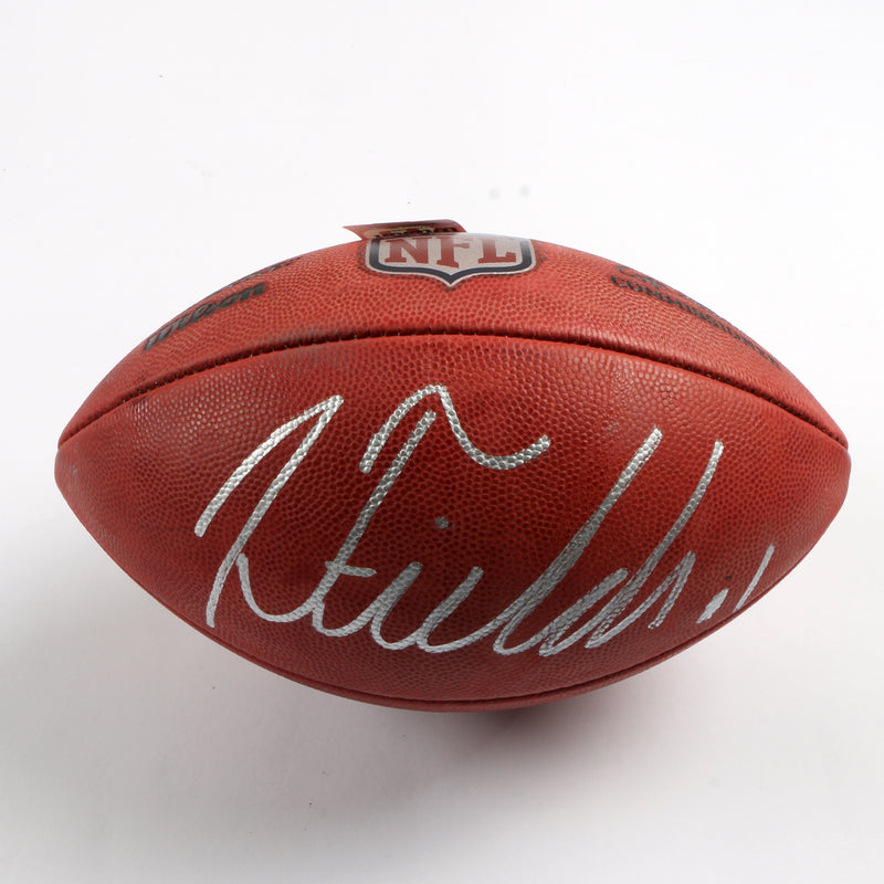 Justin Fields Signed Football NFL Duke Chicago Bears Beckett COA