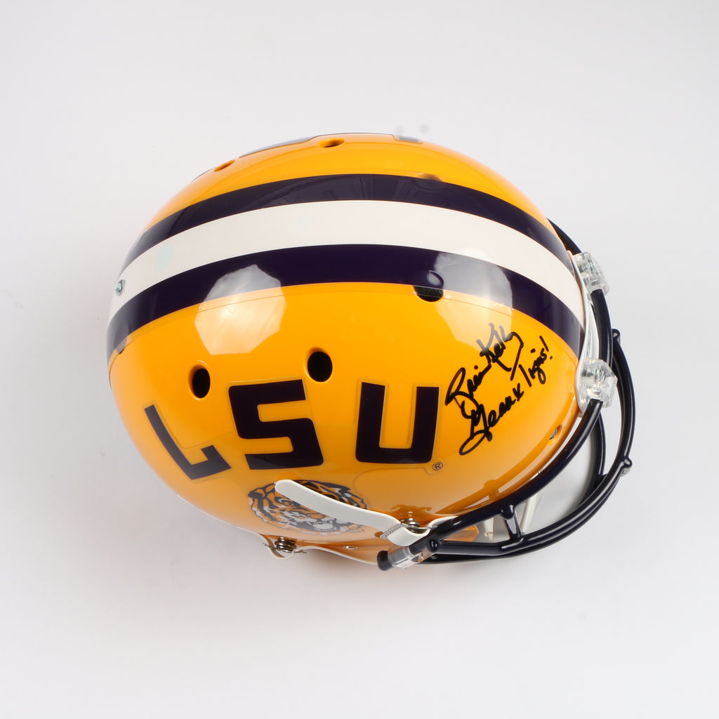Brian Kelly Signed Autograph Helmet LSU Tigers Replica Beckett