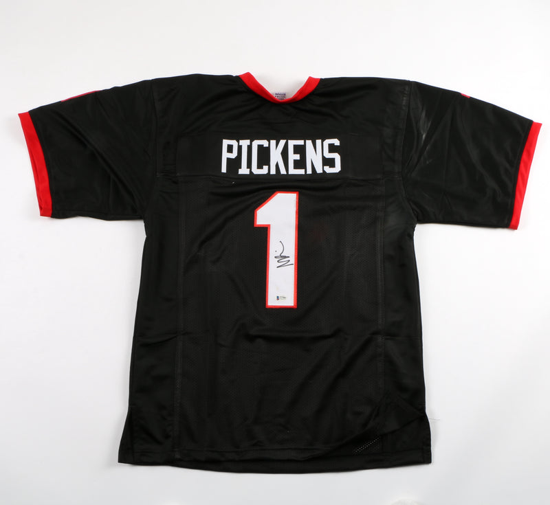 George Pickens Signed Jersey White Georgia Bulldogs