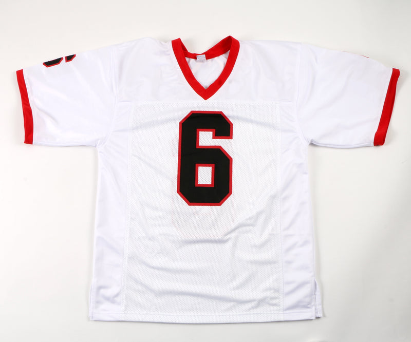 Kenny McIntosh Signed Jersey Custom White Georgia Bulldogs