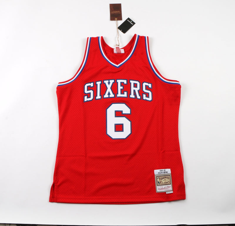 Julius Erving Signed Jersey Philadelphia 76ers Mitchell & Ness Beckett