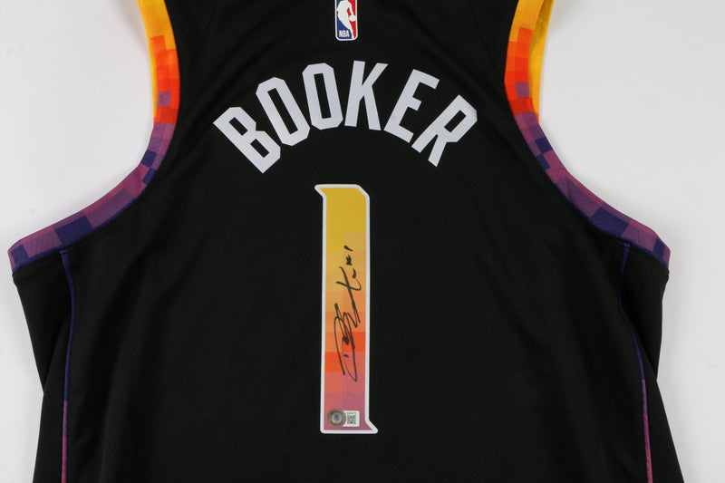 Devin Booker Signed Jersey Phoneix Suns Beckett